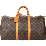 Louis Vuitton Canvas Monogram Keepall 50
