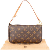 Louis Vuitton Canvas Monogram Pochette Accessoire Handbag