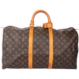 Louis Vuitton Canvas Monogram Keepall 50