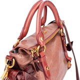 Miu Miu Tricolor Leather City Handbag