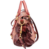 Miu Miu Tricolor Leather City Handbag