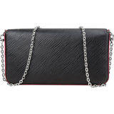 Louis Vuitton Noir Epi Leather Pochette Felicie Crossbody Bag