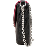 Louis Vuitton Noir Epi Leather Pochette Felicie Crossbody Bag
