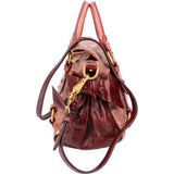 Miu Miu Tricolor Leather City Handbag