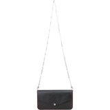 Louis Vuitton Noir Epi Leather Pochette Felicie Crossbody Bag