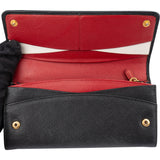 Prada Black Saffiano Leather Wallet