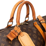 Louis Vuitton Canvas Monogram Keepall 50 Bandouliere