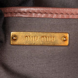 Miu Miu Tricolor Leather City Handbag