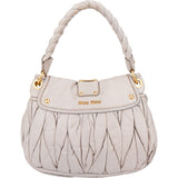 Miu Miu Quilted Leather City Handbag