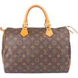Louis Vuitton Canvas Monogram Speedy 30 Handbag
