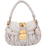 Miu Miu Quilted Leather City Handbag