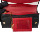 Prada Black Saffiano Leather Wallet