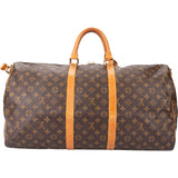 Louis Vuitton Canvas Monogram Keepall 55 Bandouliere