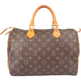 Louis Vuitton Canvas Monogram Speedy 30 Handbag