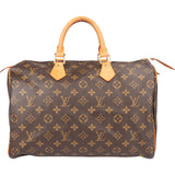 Louis Vuitton Canvas Monogram Speedy 35 Handbag