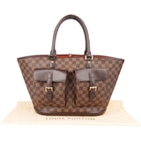 Louis Vuitton Damier Ebene Monogram Manosque GM Handbag