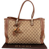 Gucci GG Monogram Bamboo Handbag