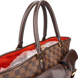 Louis Vuitton Damier Ebene Monogram Manosque GM Handbag