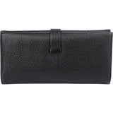 Hermès Black Leather Bifold Bearn Wallet