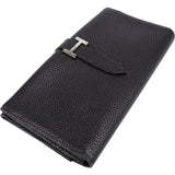 Hermès Black Leather Bifold Bearn Wallet
