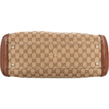 Gucci GG Monogram Bamboo Handbag