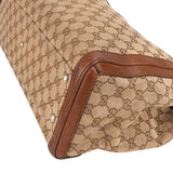Gucci GG Monogram Bamboo Handbag