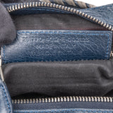 Balenciaga Blue Leather City Handbag