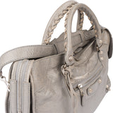 Balenciaga Grey Leather City Handbag