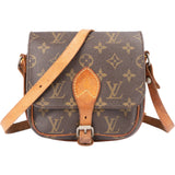 Louis Vuitton Canvas Monogram Cartouchiere PM Crossbody Bag