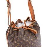 Louis Vuitton Canvas Monogram Sac Noe Petit Shoulder Bag