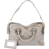 Balenciaga Grey Leather City Handbag