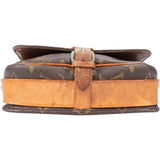 Louis Vuitton Canvas Monogram Cartouchiere PM Crossbody Bag
