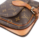 Louis Vuitton Canvas Monogram Cartouchiere PM Crossbody Bag