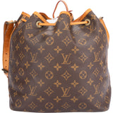 Louis Vuitton Canvas Monogram Sac Noe Petit Shoulder Bag