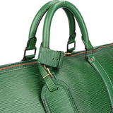 Louis Vuitton Vert Epi Leather Keepall 50