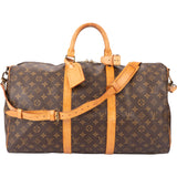 Louis Vuitton Canvas Monogram Keepall 50 Bandouliere