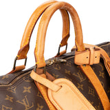 Louis Vuitton Canvas Monogram Keepall 50 Bandouliere