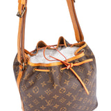 Louis Vuitton Canvas Monogram Sac Noe Petit Shoulder Bag