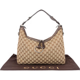 Gucci GG Monogram Horsebit Hobo Bag