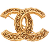 Chanel Golden CC Ornament Brooch