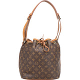 Louis Vuitton Canvas Monogram Sac Noe Petit Shoulder Bag