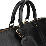 Louis Vuitton Noir Epi Leather Keepall 45