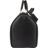 Louis Vuitton Noir Epi Leather Keepall 45