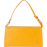 Louis Vuitton Yellow Epi Leather Pochette Accessoire Handbag
