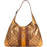Gucci Golden GG Leather Jackie Handbag