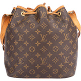 Louis Vuitton Canvas Monogram Sac Noe Petit Shoulder Bag