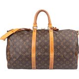 Louis Vuitton Canvas Monogram Keepall 45 Bandouliere