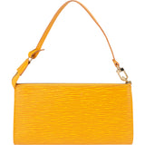 Louis Vuitton Yellow Epi Leather Pochette Accessoire Handbag