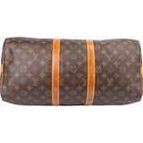 Louis Vuitton Canvas Monogram Keepall 45 Bandouliere