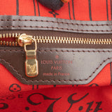 Louis Vuitton Damier Ebene Monogram Neverfull MM Shopper Bag